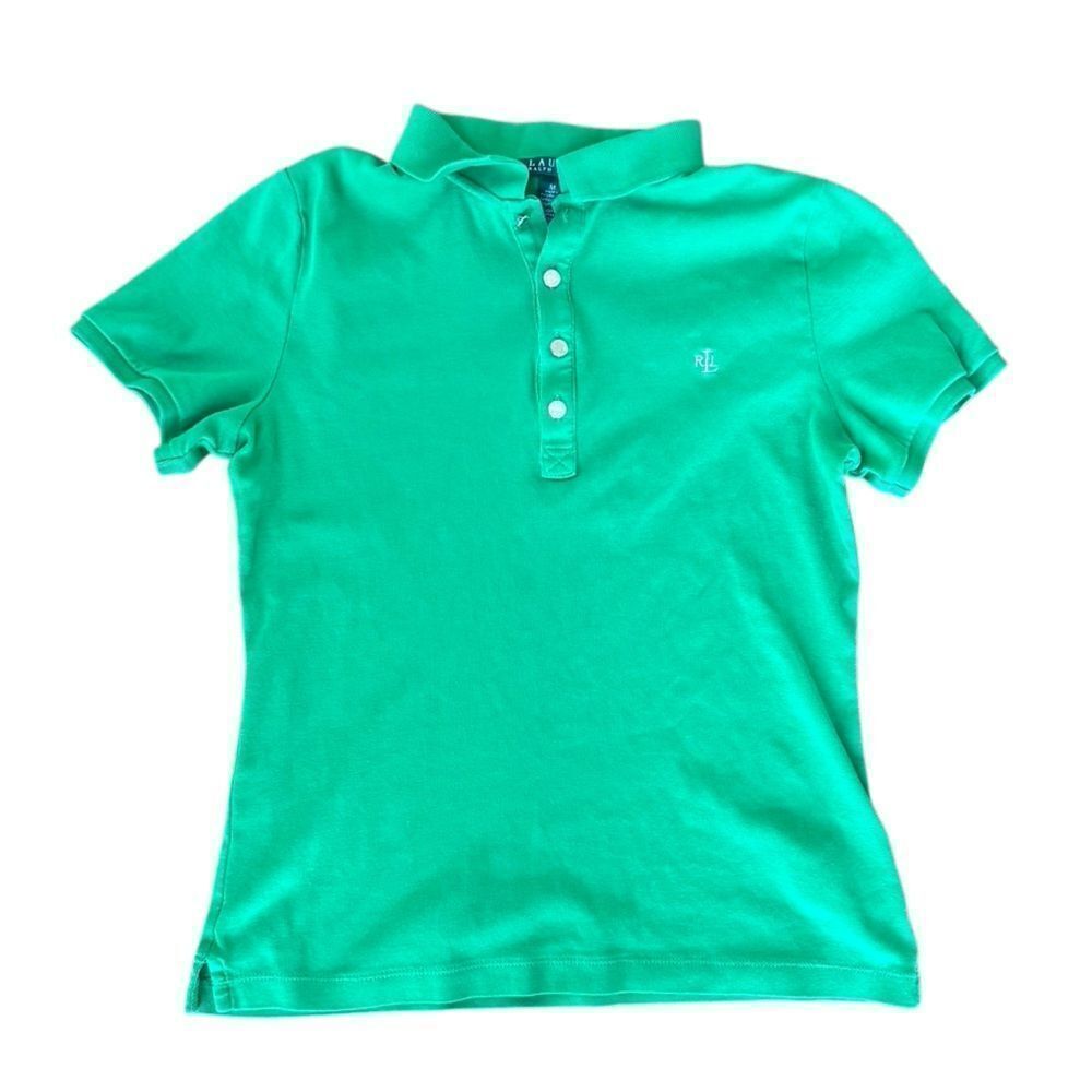 Lauren Ralph Lauren Polo Tee Kelly Green Medium